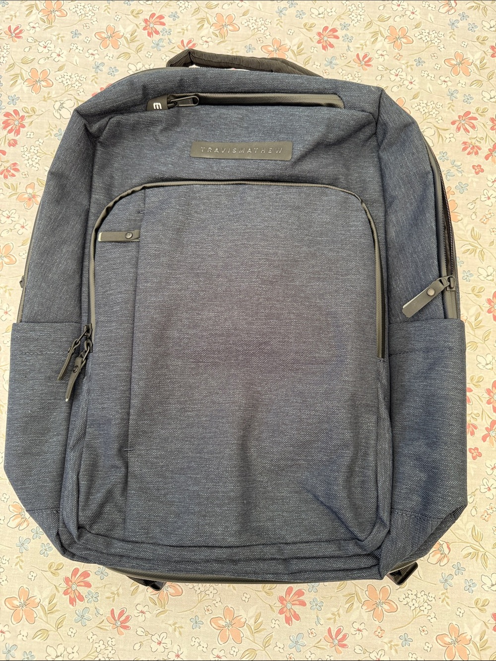 NWT TravisMathew Expandable Backpack 2.0 Dark Gray Laptop Travel Bag
